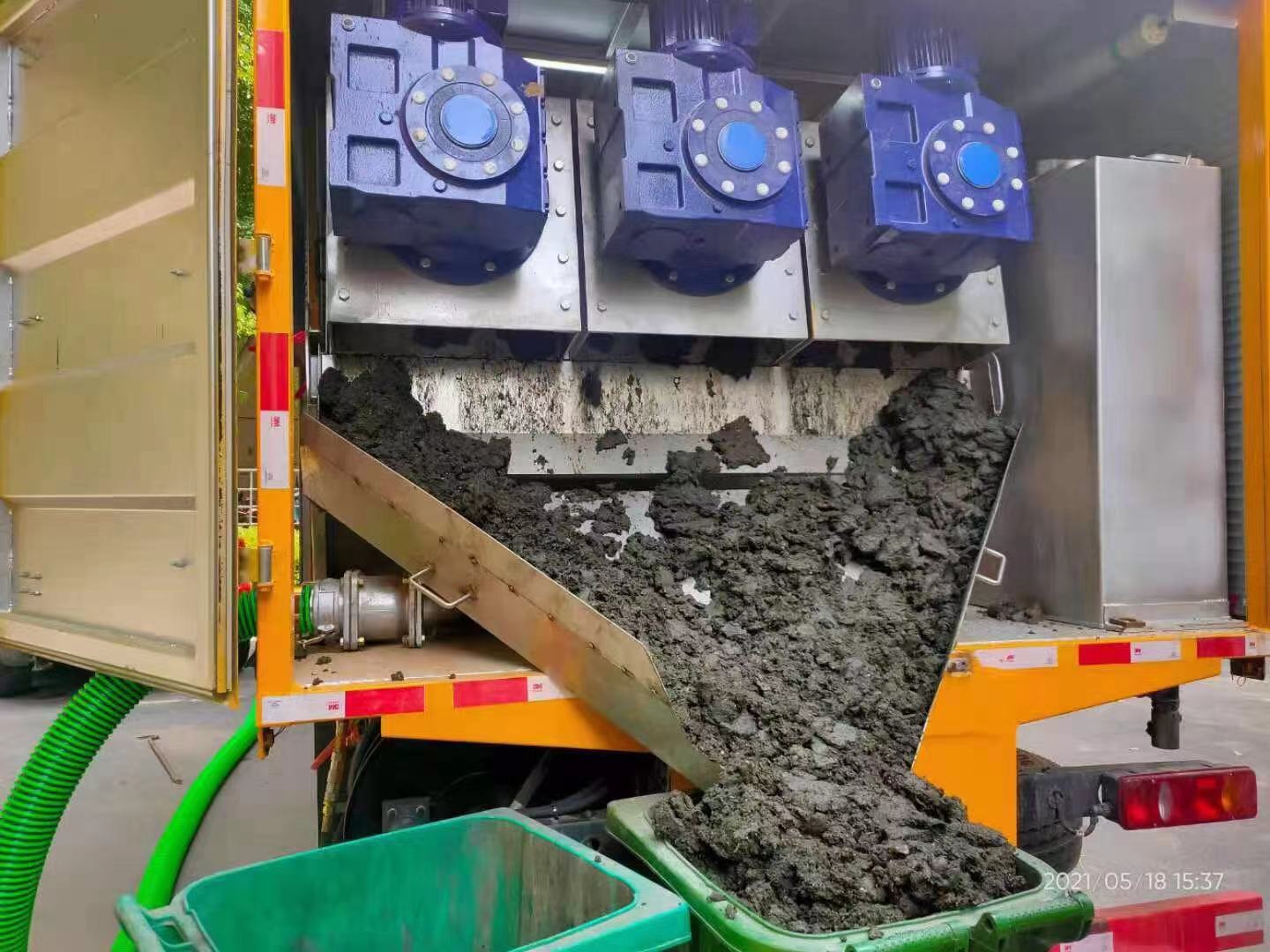 安源化粪池清掏城市维护站-泥浆净化干湿分离处理